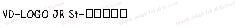 VD-LOGO JR St字体转换